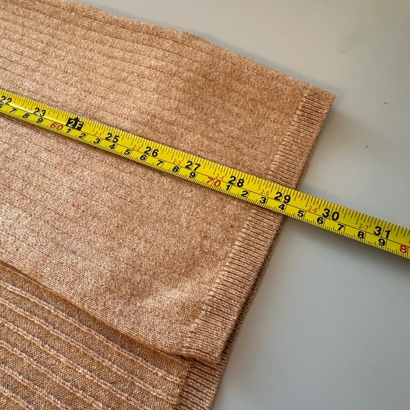 Free People Skyline Tan Ribbed Midi Skirt | Size XS - Picture 9 of 10